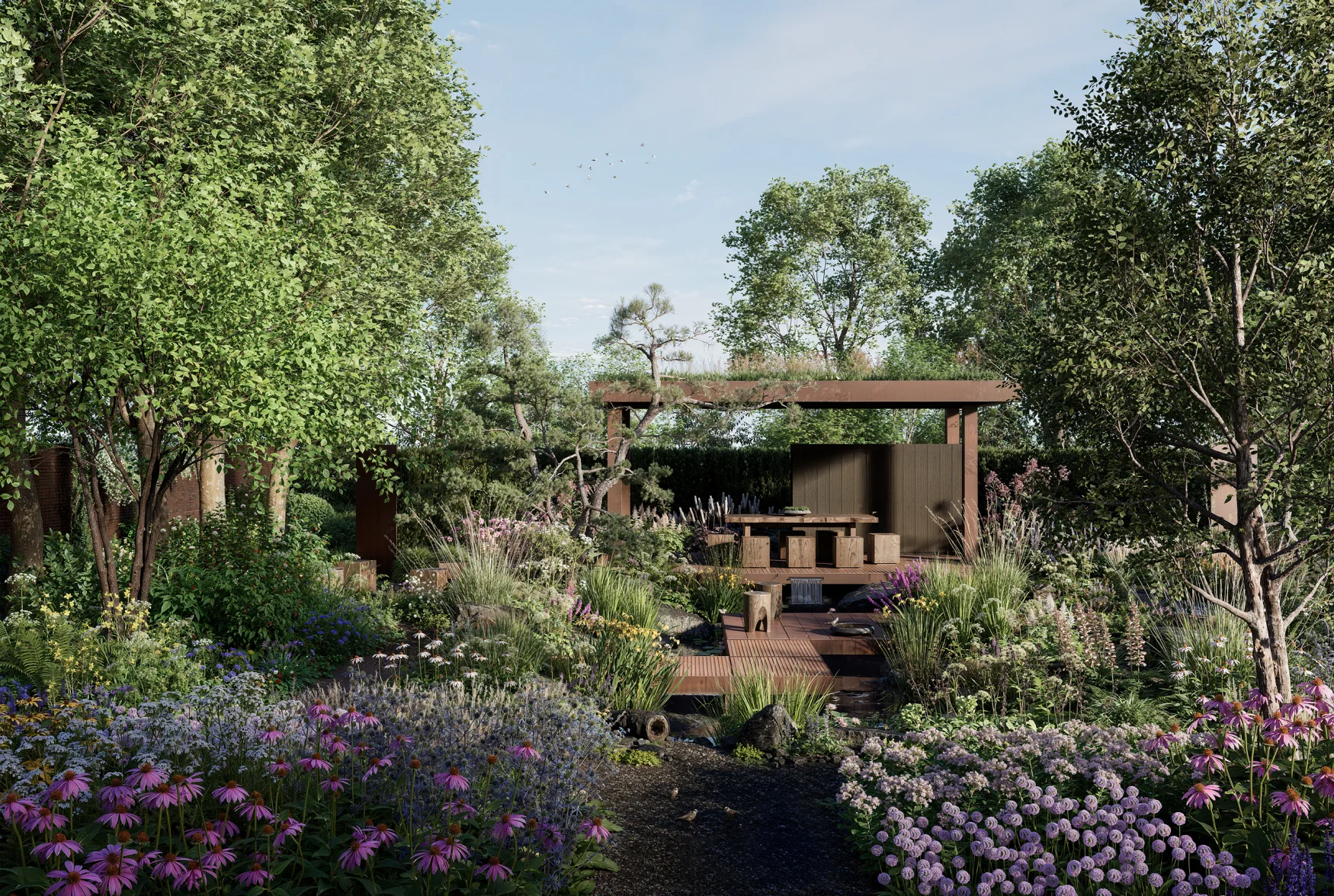 tuin-alle-seizoenen-silvio-vermeer-studio Natuurlijke tuinbeplanting met vaste planten, siergrassen en bomen